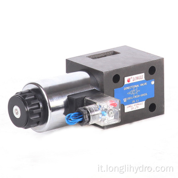 Valvola direzionale a solenoide idraulico a testa singola 4WE10